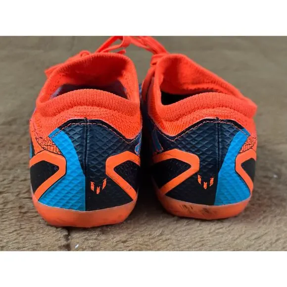 Adidas X SpeedPortal Messi.3 FG J Soccer Cleats Youth Size 2-5 Orange Blue Black - Picture 3 of 11